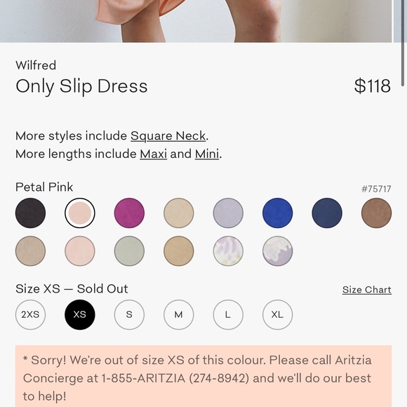 Aritzia Wilfred Only Slip Dress - Picture 8 of 11